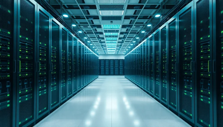 Cirt data center providing efficient server management in a professional setting.