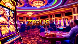 Menangkan besar dengan Slot Zeus, menampilkan visual yang hidup dan permainan yang mendebarkan dalam suasana kasino mewah.