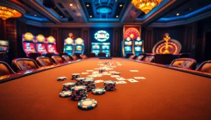 Experience the thrill of U888li com with an engaging poker scene showcasing high-stakes action.