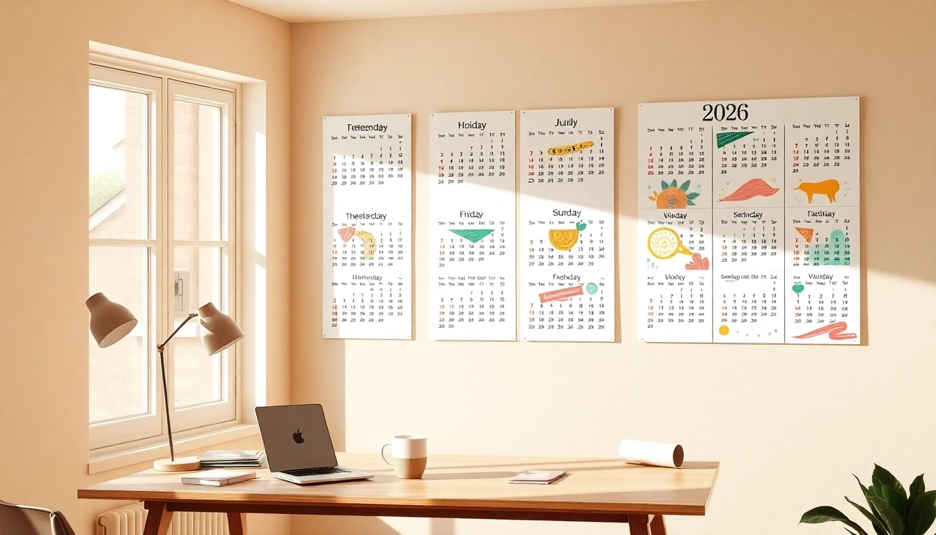 Essential Printable Calendar 2026 for Effective Yearly Planning