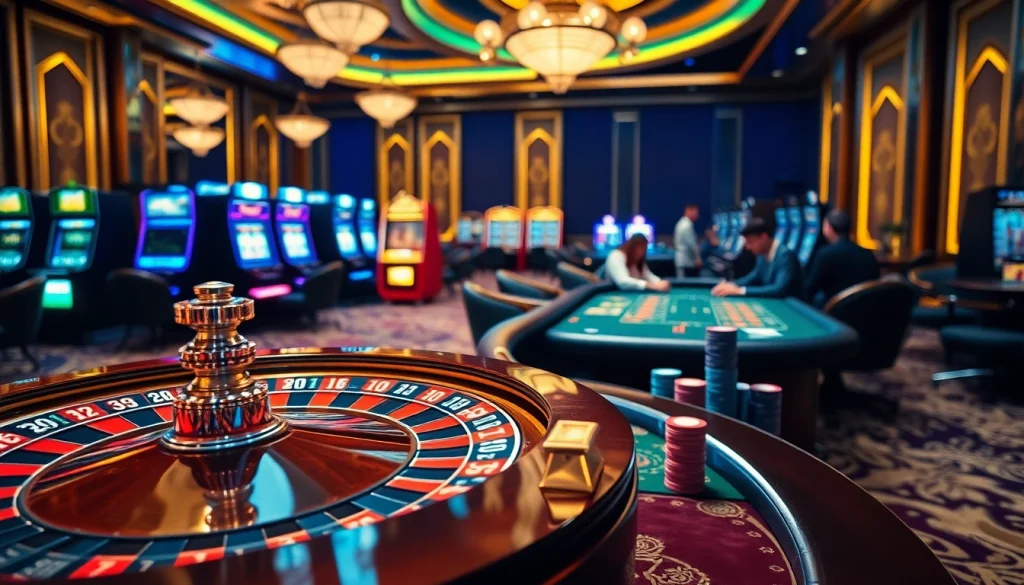 Players enjoy high-stakes gaming at tg88's luxurious casino tables filled with excitement.