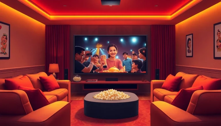 สัมผัสการดูหนังออนไลน์ที่บ้านในบรรยากาศอบอุ่นและผ่อนคลาย