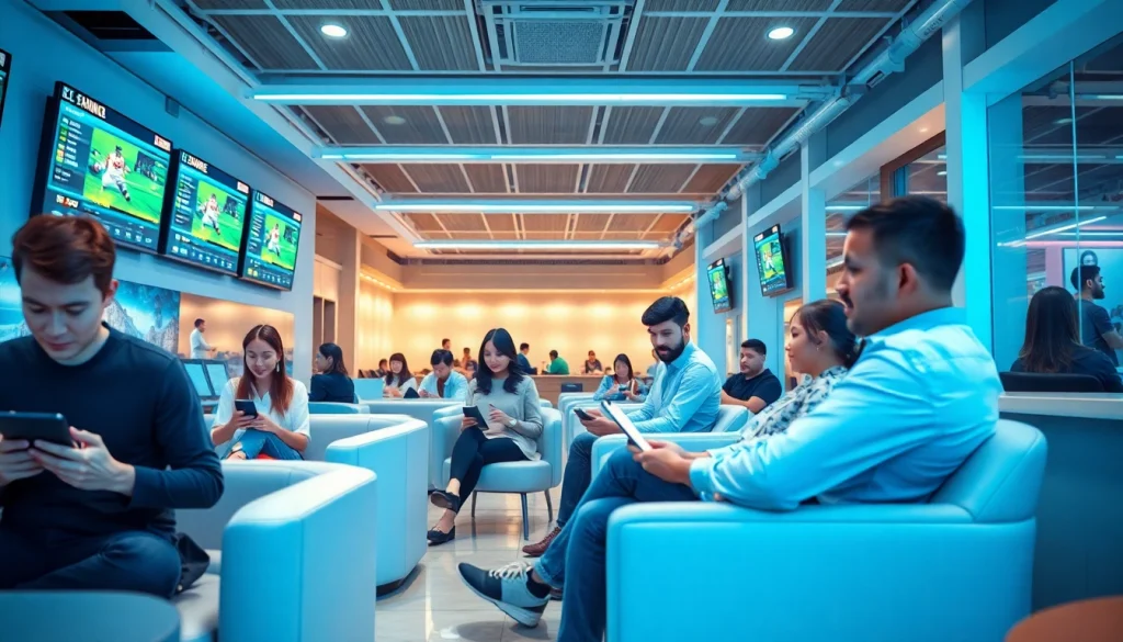 Safe and vibrant betting atmosphere promoting 슈어맨's secure betting environment