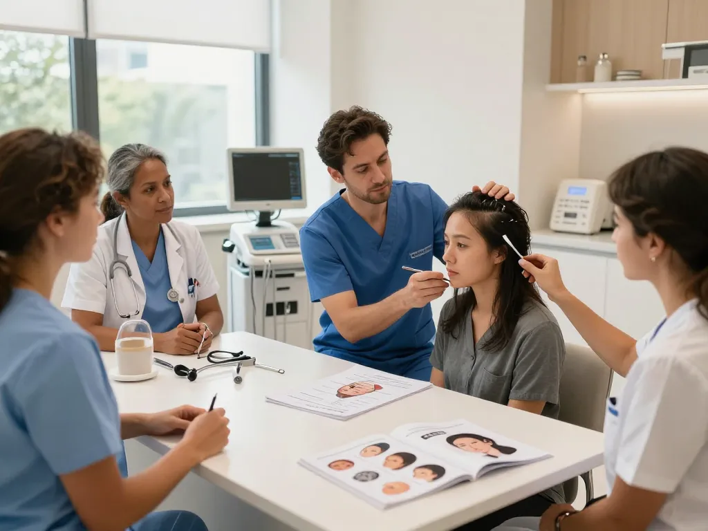 患者相談を受けるプロの医療環境を示す自毛植毛おすすめ口コミ＆評判情報【ショクコミ】