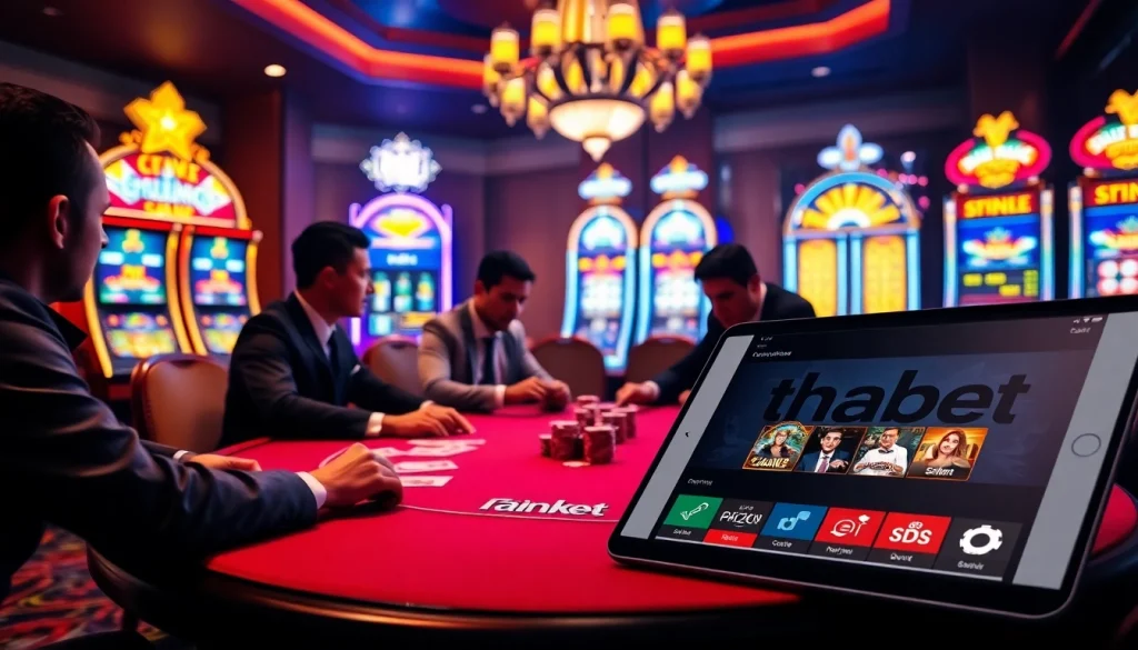 Become engaged in thrilling poker action while exploring the latest link thabet for online gambling adventures.