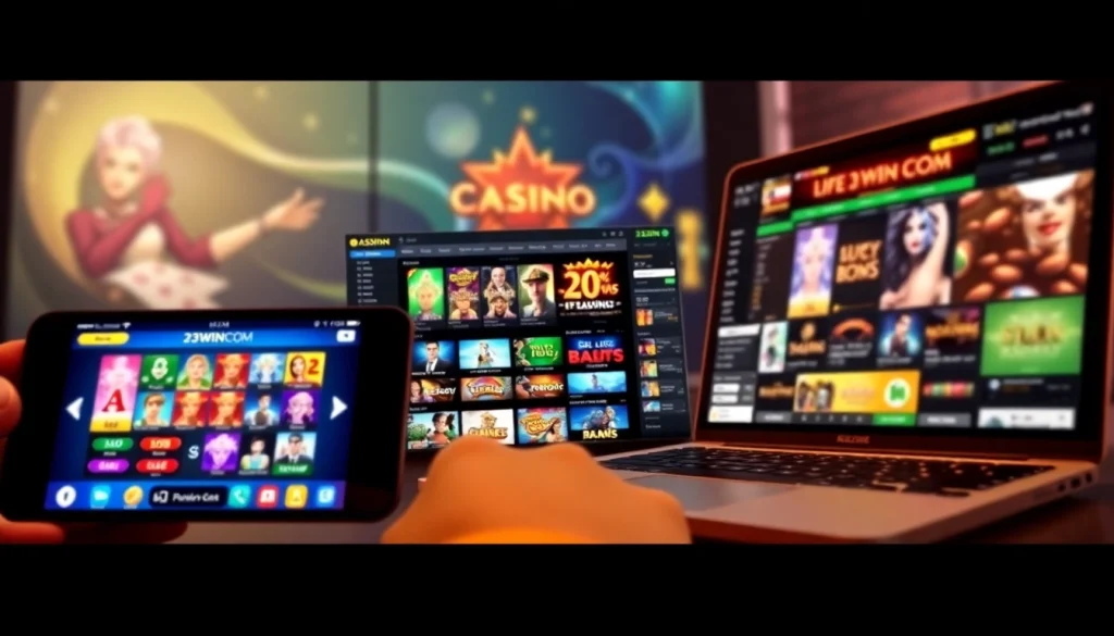 Explore the dynamic online casino experience at 23WIN.COM with engaging games and user-friendly interface.
