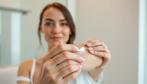 How to use laser pen for skin demonstrated by a user in a bathroom setting, focusing on technique and confidence.