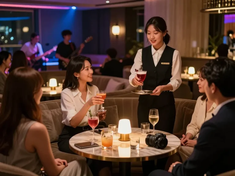 Experience upscale 강남쩜오 nightlife with stylish lounges, beautiful hostesses, and vibrant atmosphere.