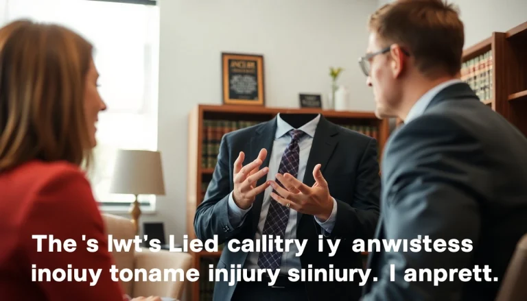 Consulting with an experienced Orlando Injury Lawyer in a professional office space.