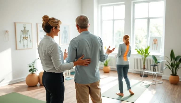 Learn effective back pain remedies with a professional physiotherapist in a calming setting.